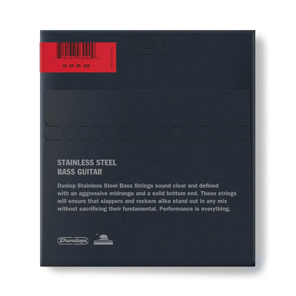 DUNLOP 45-105 STAINLESS BASS STRINGS-Jim Dunlop-Logans Pianos