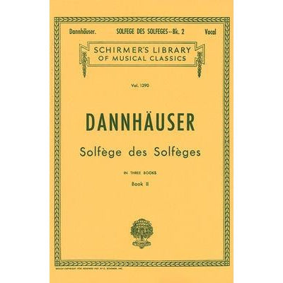 Dannhauser - Solfege des Solfeges, Book 2-Sheet Music-G. Schirmer Inc.-Logans Pianos
