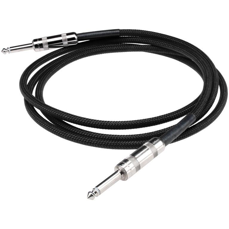 DiMarzio Guitar Cable-Guitar & Bass-DiMarzio-18'-Straight/Straight-Black-Logans Pianos