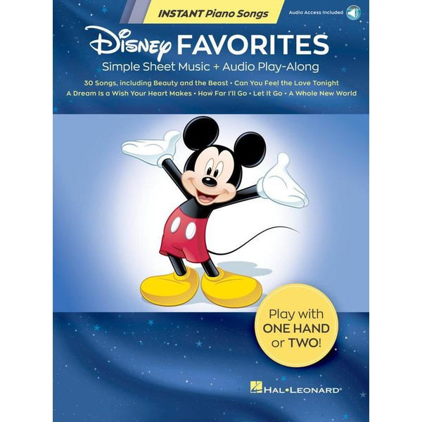 Disney Favorites - Instant Piano Songs-Sheet Music-Hal Leonard-Logans Pianos