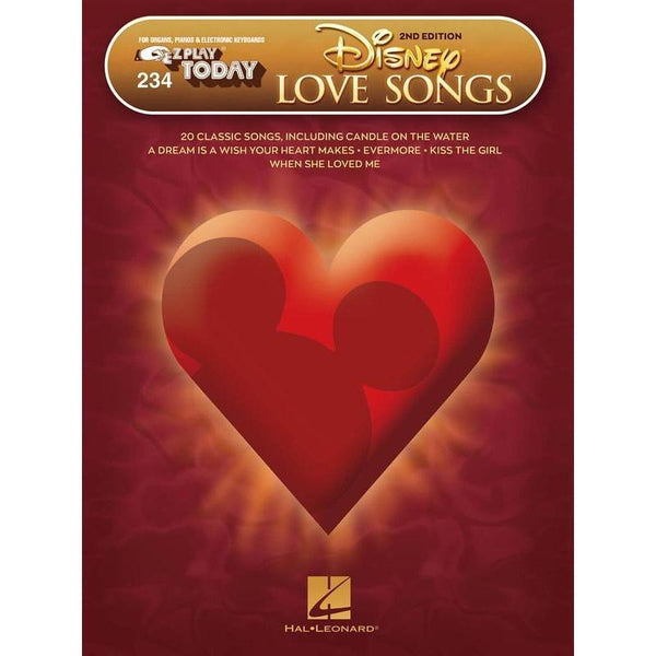 Disney Love Songs - 2nd Edition-Sheet Music-Hal Leonard-Logans Pianos