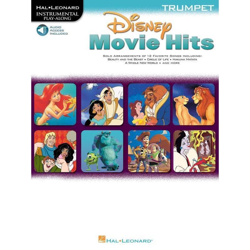 Disney Movie Hits for Trumpet Instrumental Playalong-Sheet Music-Hal Leonard-Logans Pianos
