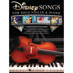 Disney Songs for Solo Violin & Piano-Sheet Music-Hal Leonard-Logans Pianos