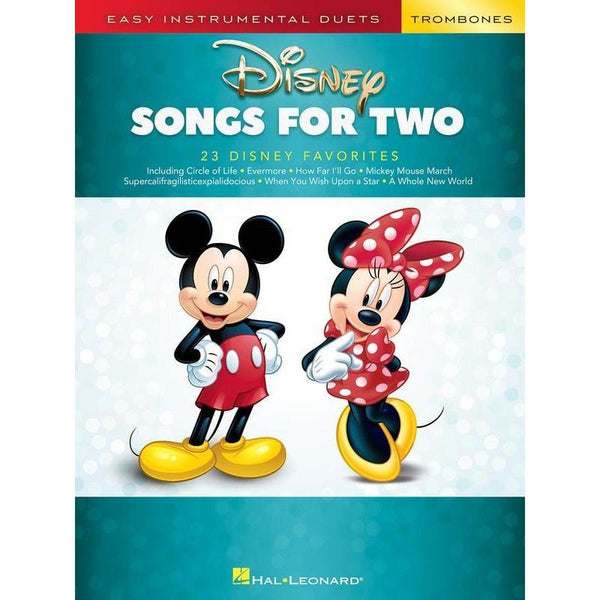 Disney Songs for Two Trombones-Sheet Music-Hal Leonard-Logans Pianos