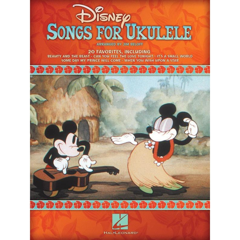 Disney Songs for Ukulele-Hal Leonard-Logans Pianos