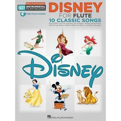Disney for Flute - 10 Classic Songs-Sheet Music-Hal Leonard-Logans Pianos