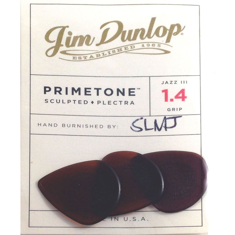 Dunlop Primetone Jazz III 1.4mm Picks 3pk-Guitar & Bass-Jim Dunlop-Logans Pianos