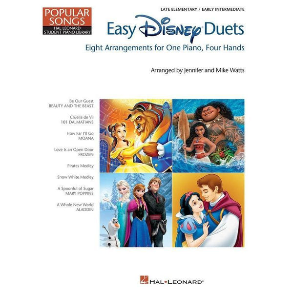 Easy Disney Duets - Popular Songs Series-Sheet Music-Hal Leonard-Logans Pianos
