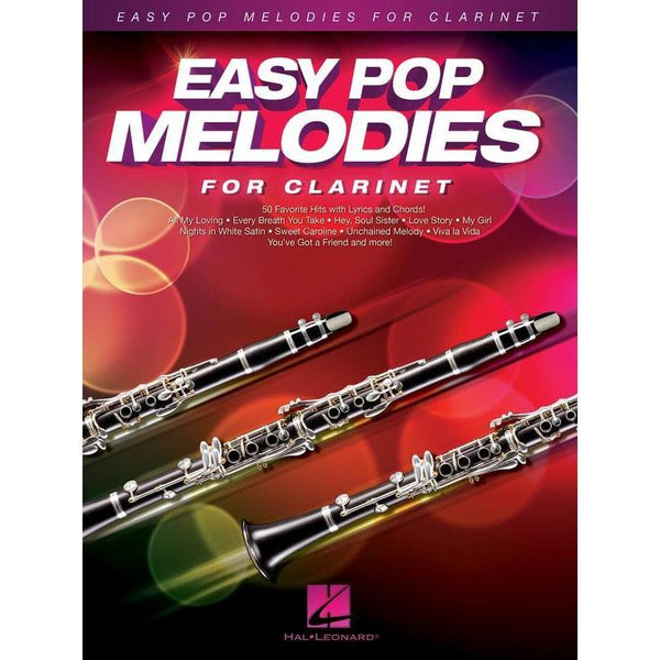 Easy Pop Melodies for Clarinet-Sheet Music-Hal Leonard-Logans Pianos