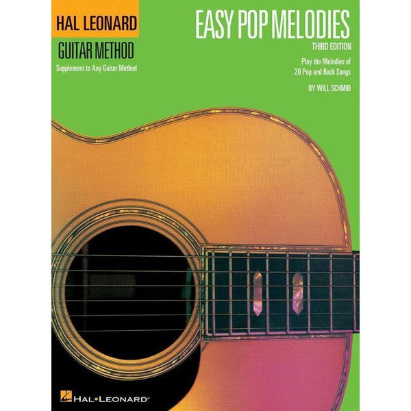 Easy Pop Melodies for Guitar-Sheet Music-Hal Leonard-Logans Pianos