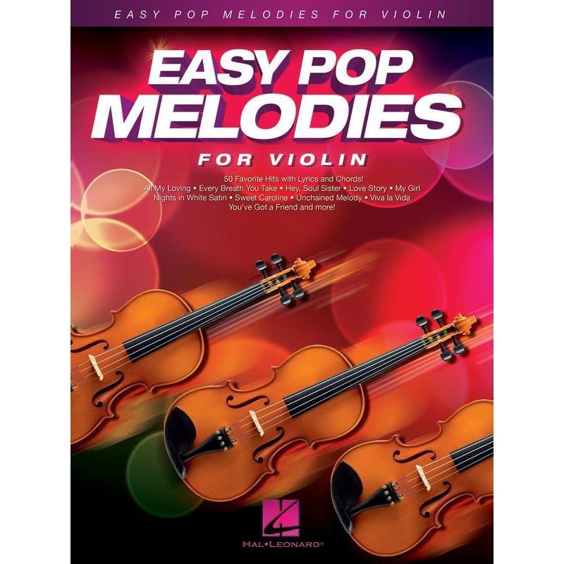 Easy Pop Melodies for Violin-Sheet Music-Hal Leonard-Logans Pianos