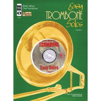 Easy Trombone Solos - Vol. 2 Student Series-Sheet Music-Music Minus One-Logans Pianos