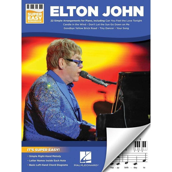 Elton John - Super Easy Songbook-Sheet Music-Hal Leonard-Logans Pianos