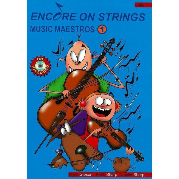 Encore On Strings - Music Maestros 1 Cello-Sheet Music-Accent Publishing-Logans Pianos
