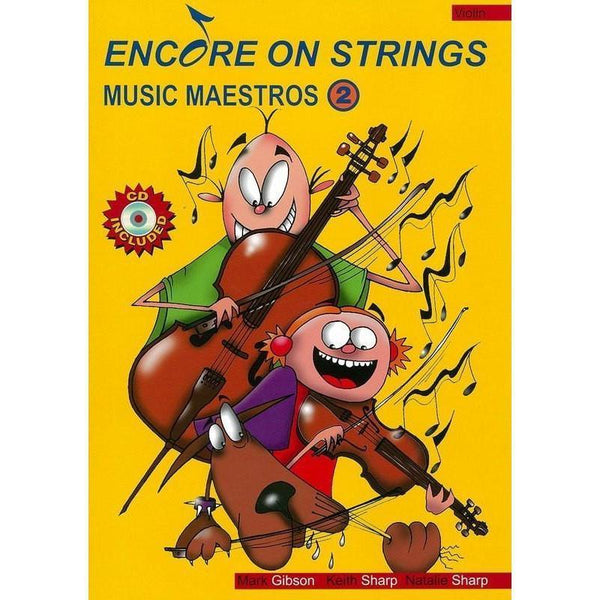 Encore On Strings - Music Maestros 2 Violin-Sheet Music-Accent Publishing-Logans Pianos