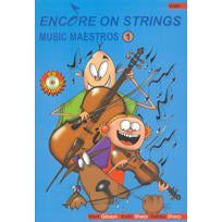 Encore On Strings Music Maestros Violin Book 1 Book/OA-Sheet Music-Accent Publishing-Logans Pianos