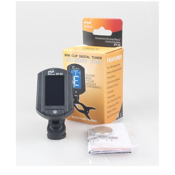 Eno ET-33 Chromatic Tuner-Guitar & Bass-Eno-Logans Pianos