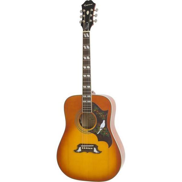 Epiphone Dove Studio Acoustic Electric Guitar-Guitar & Bass-Epiphone-Natural-Logans Pianos