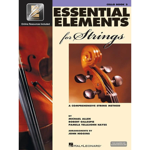 Essential Elements Interactive - Cello Book 2-Sheet Music-Hal Leonard-Logans Pianos