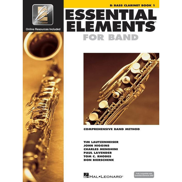 Essential Elements for Band - Book 1 with EEi for Bass Clarinet-Sheet Music-Hal Leonard-Logans Pianos