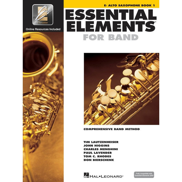 Essential Elements for Band - Book 1 with EEi for Eb Alto Saxophone-Sheet Music-Hal Leonard-Logans Pianos
