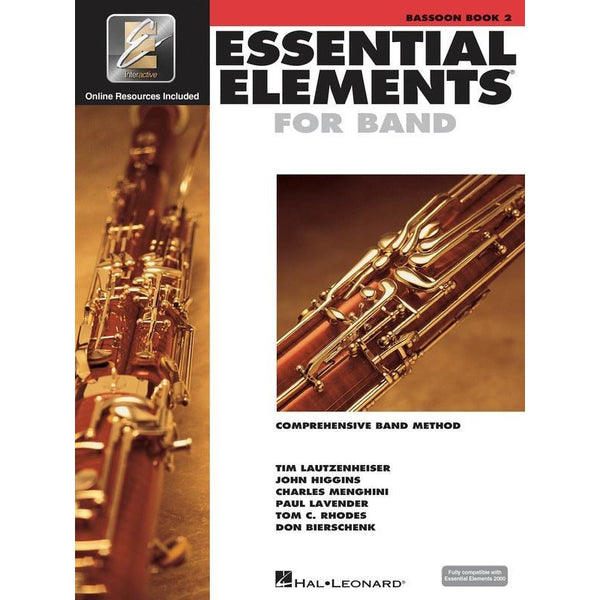 Essential Elements for Band - Book 2 with EEi for Bassoon-Sheet Music-Hal Leonard-Logans Pianos