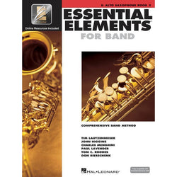 Essential Elements for Band - Book 2 with EEi for Eb Alto Saxophone-Sheet Music-Hal Leonard-Logans Pianos
