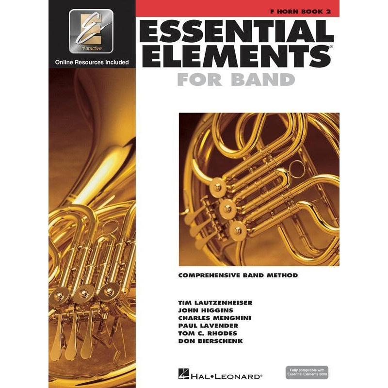 Essential Elements for Band - Book 2 with EEi for F Horn-Sheet Music-Hal Leonard-Logans Pianos
