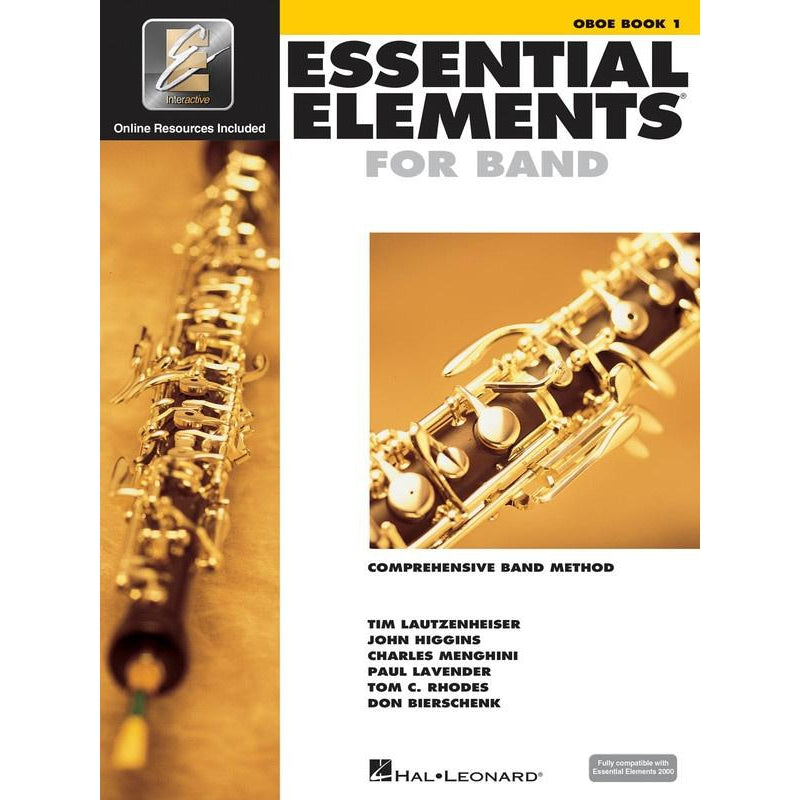 Essential Elements for Band - Oboe Book 1 with EEi-Sheet Music-Hal Leonard-Logans Pianos