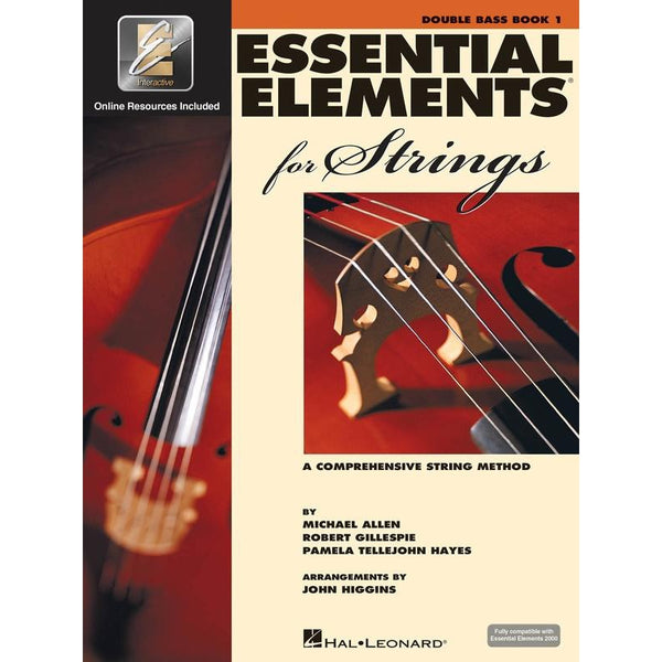 Essential Elements for Strings - Book 1 with EEi for String Bass-Sheet Music-Hal Leonard-Logans Pianos