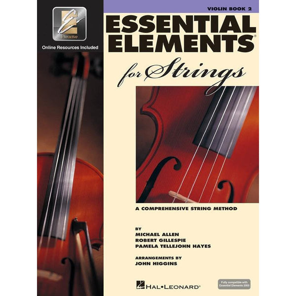 Essential Elements for Strings - Book 2 with EEi for Violin-Sheet Music-Hal Leonard-Logans Pianos