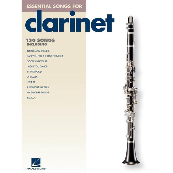 Essential Songs for Clarinet-Sheet Music-Hal Leonard-Logans Pianos
