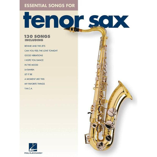 Essential Songs for Tenor Sax-Sheet Music-Hal Leonard-Logans Pianos