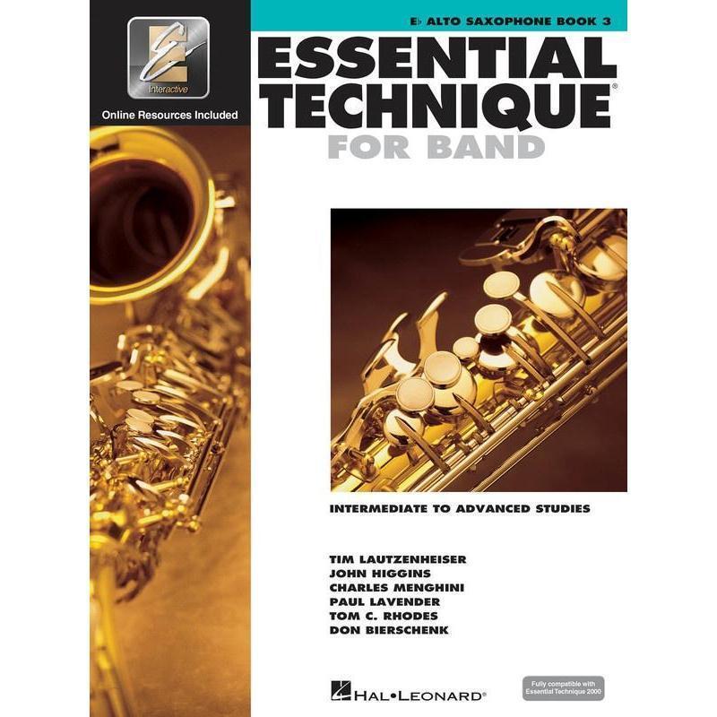 Essential Technique For Band - Alto Saxophone Book 3-Sheet Music-Hal Leonard-Logans Pianos