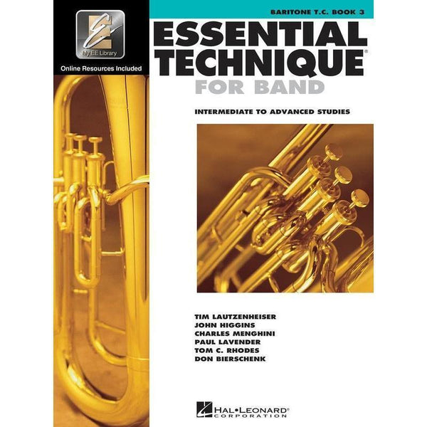 Essential Technique For Band - Baritone TC Book 3-Sheet Music-Hal Leonard-Logans Pianos