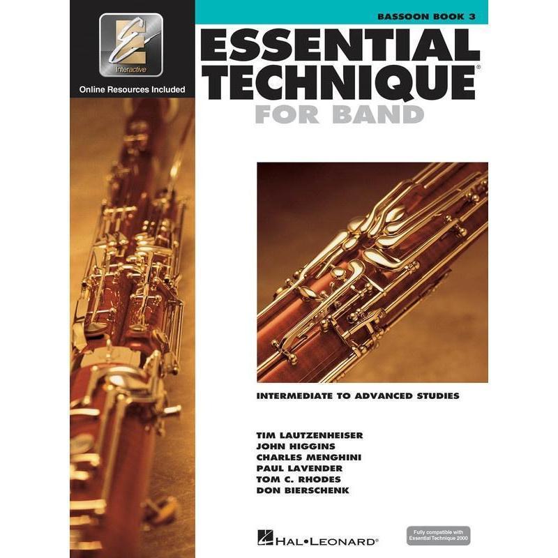 Essential Technique For Band - Bassoon Book 3-Sheet Music-Hal Leonard-Logans Pianos