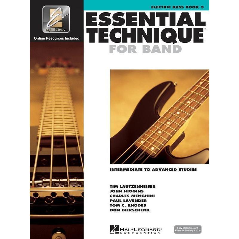 Essential Technique For Band - Electric Bass Book 3-Sheet Music-Hal Leonard-Logans Pianos