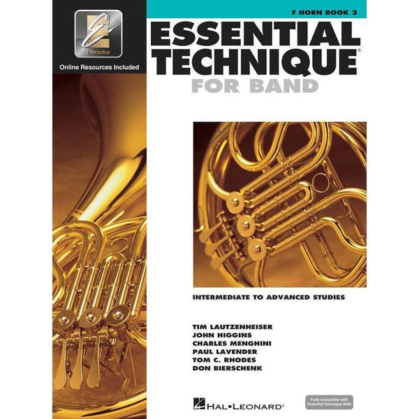 Essential Technique For Band - Horn Book 3-Sheet Music-Hal Leonard-Logans Pianos