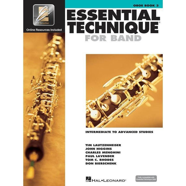 Essential Technique For Band - Oboe Book 3-Sheet Music-Hal Leonard-Logans Pianos
