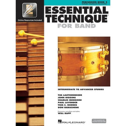 Essential Technique For Band - Percussion Book 3-Sheet Music-Hal Leonard-Logans Pianos