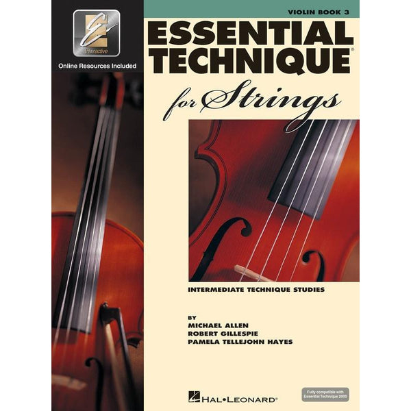 Essential Technique for Strings with EEi - Violin Book 3-Sheet Music-Hal Leonard-Logans Pianos