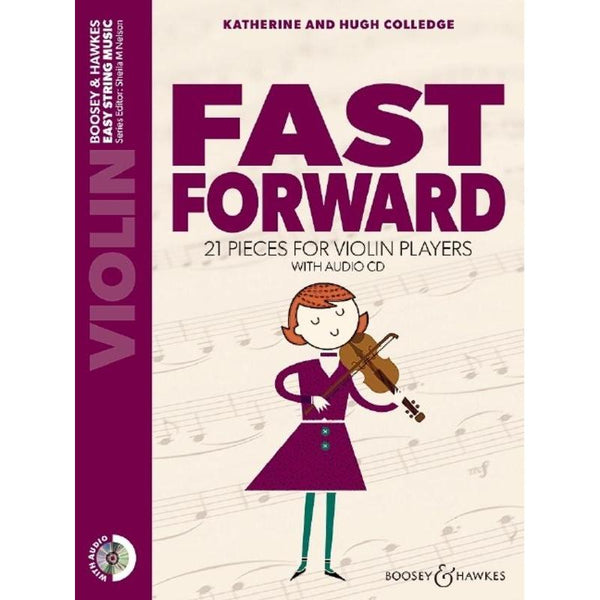 Fast Forward Violin-Sheet Music-Boosey & Hawkes-Book/CD-Logans Pianos