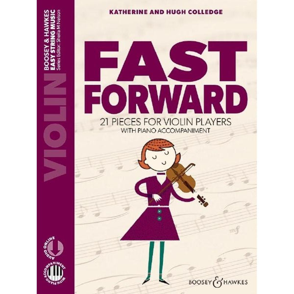 Fast Forward Violin-Sheet Music-Boosey & Hawkes-Book/Piano Accompaniment +OLA-Logans Pianos