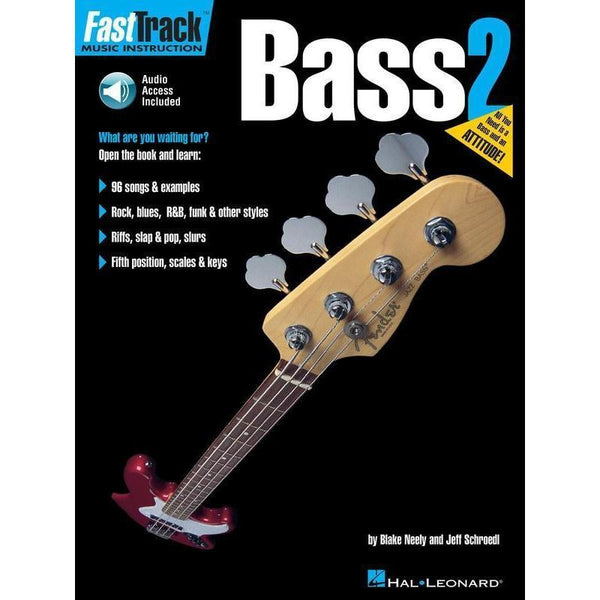 FastTrack Bass Method - Book 2-Sheet Music-Hal Leonard-Logans Pianos