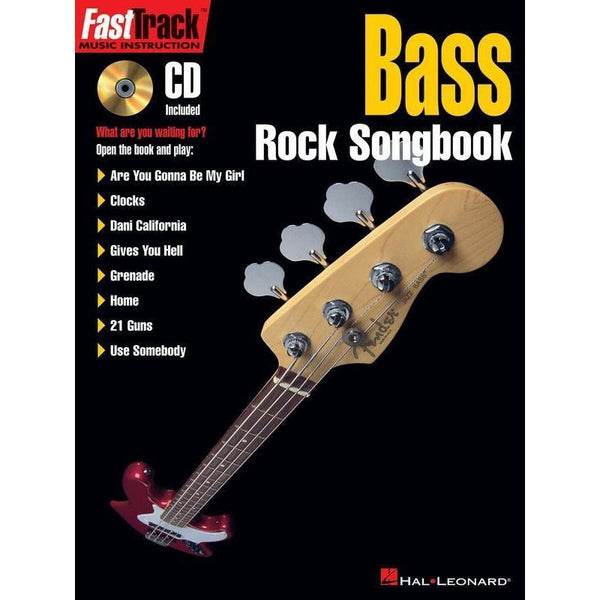 FastTrack Bass Rock Songbook-Sheet Music-Hal Leonard-Logans Pianos