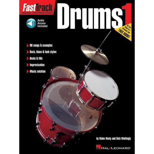 FastTrack Drums Method - Book 1-Sheet Music-Hal Leonard-Logans Pianos