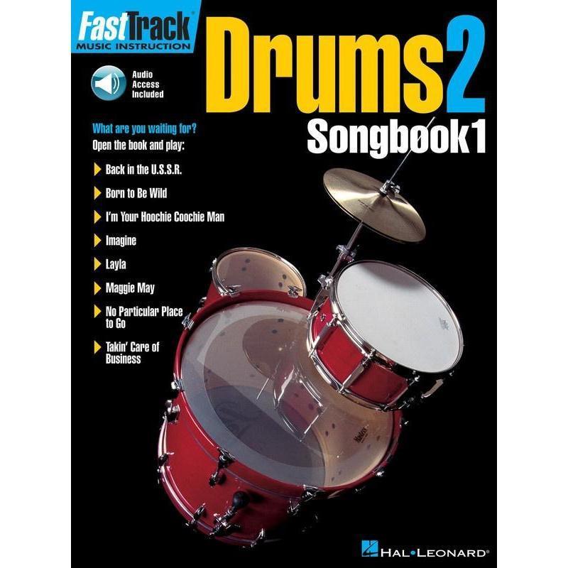 FastTrack Drums Songbook 1 - Level 2-Sheet Music-Hal Leonard-Logans Pianos