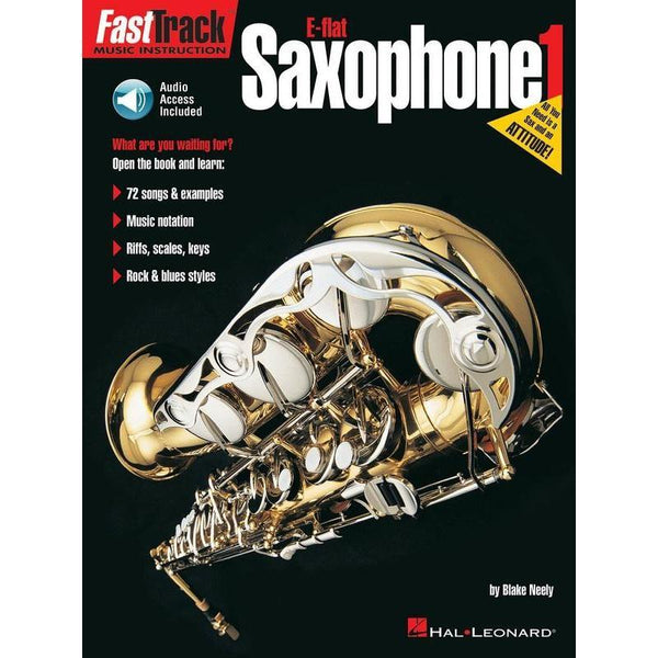 FastTrack E-flat Saxophone Method - Book 1-Sheet Music-Hal Leonard-Logans Pianos