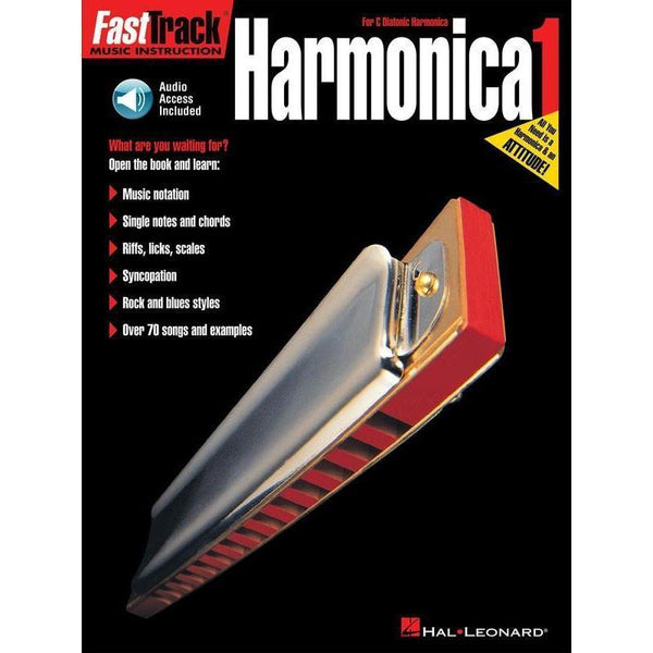 FastTrack Harmonica Method - Book 1-Sheet Music-Hal Leonard-Logans Pianos