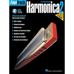 FastTrack Harmonica Method Book 2-Sheet Music-Hal Leonard-Logans Pianos